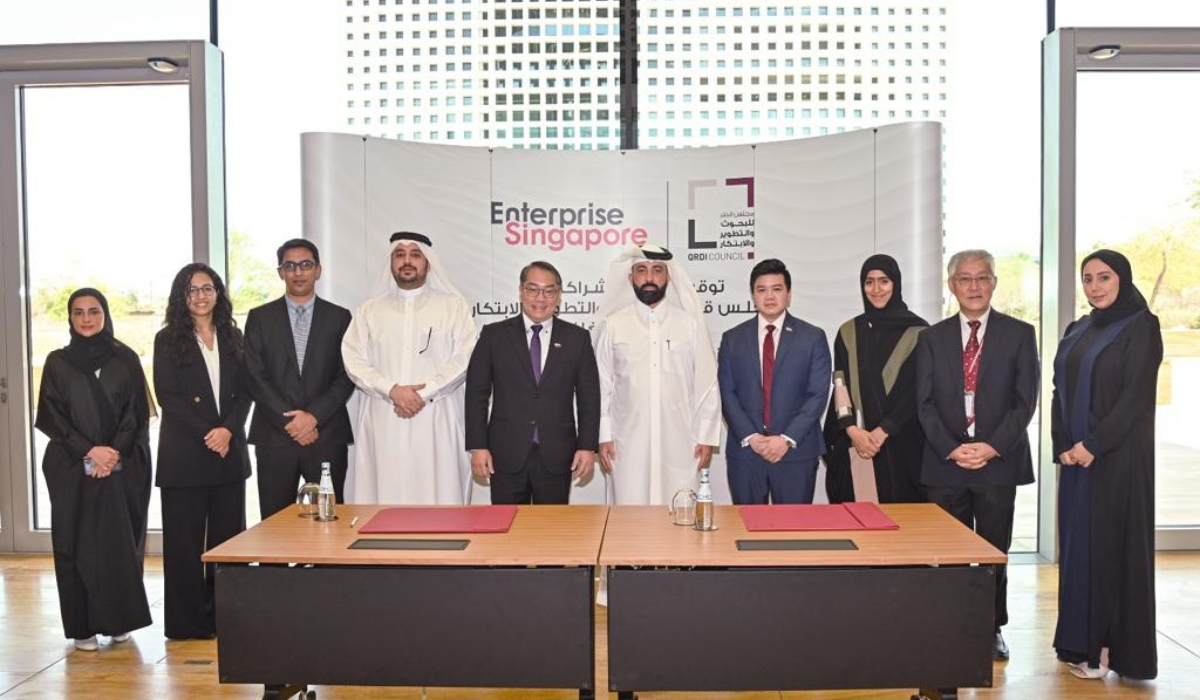 QRDI Council and Enterprise Singapore Sign Memorandum of Understanding to Boost Innovation